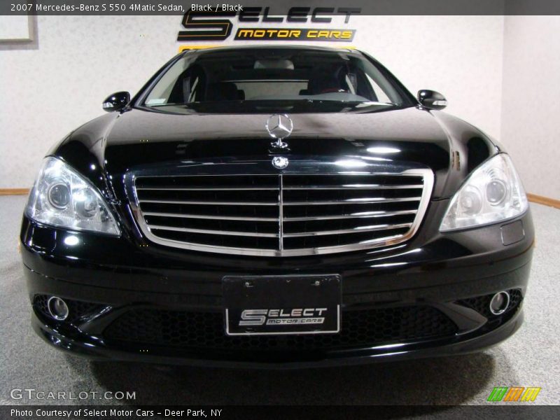 Black / Black 2007 Mercedes-Benz S 550 4Matic Sedan