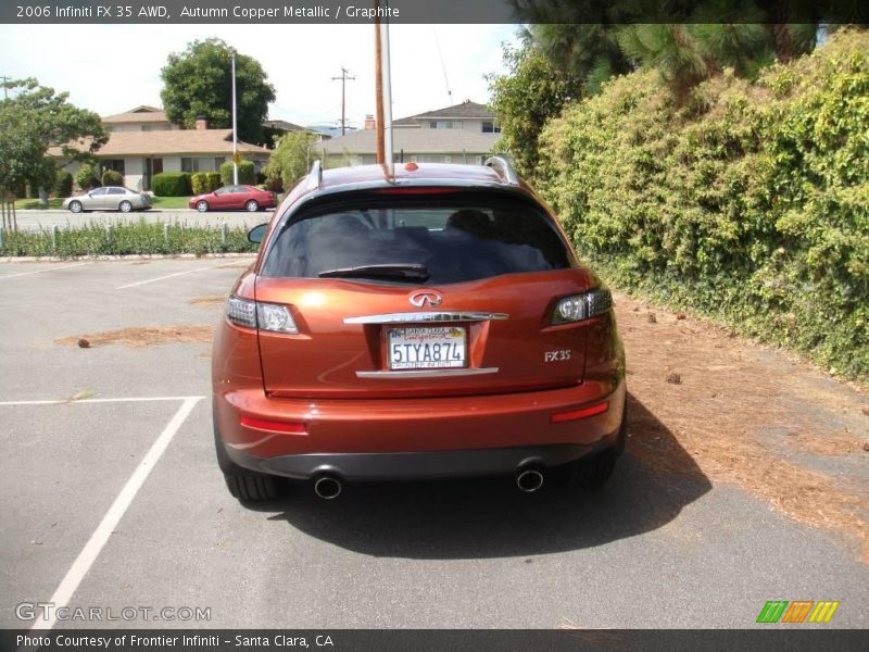 Autumn Copper Metallic / Graphite 2006 Infiniti FX 35 AWD