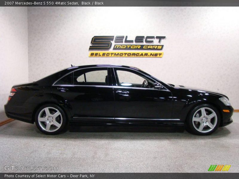Black / Black 2007 Mercedes-Benz S 550 4Matic Sedan