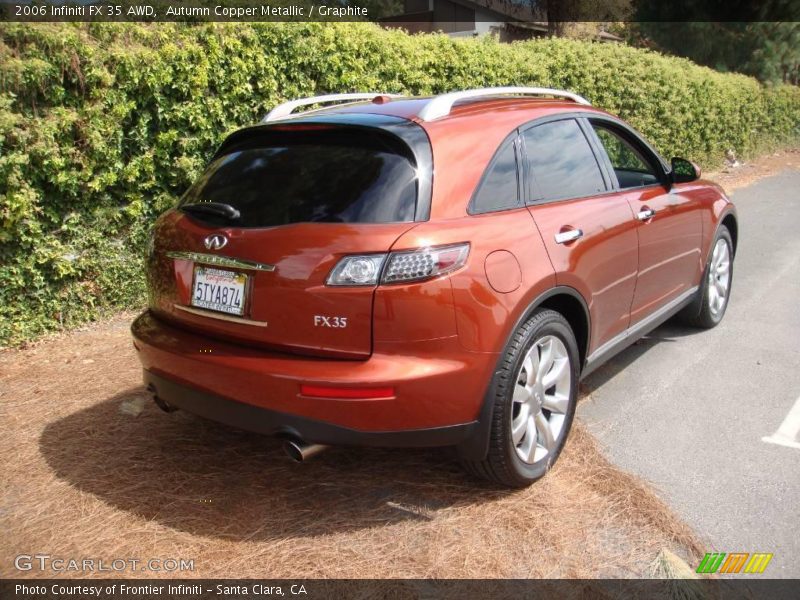 Autumn Copper Metallic / Graphite 2006 Infiniti FX 35 AWD