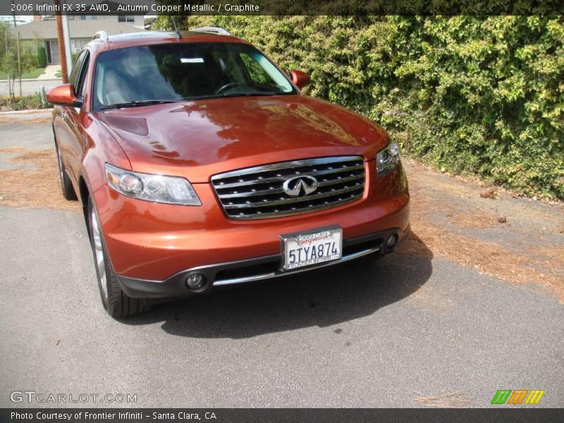 Autumn Copper Metallic / Graphite 2006 Infiniti FX 35 AWD