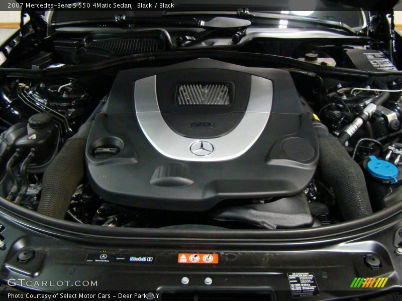 Black / Black 2007 Mercedes-Benz S 550 4Matic Sedan