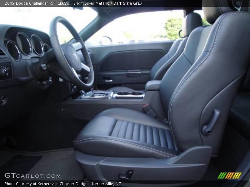 Bright Silver Metallic / Dark Slate Gray 2009 Dodge Challenger R/T Classic