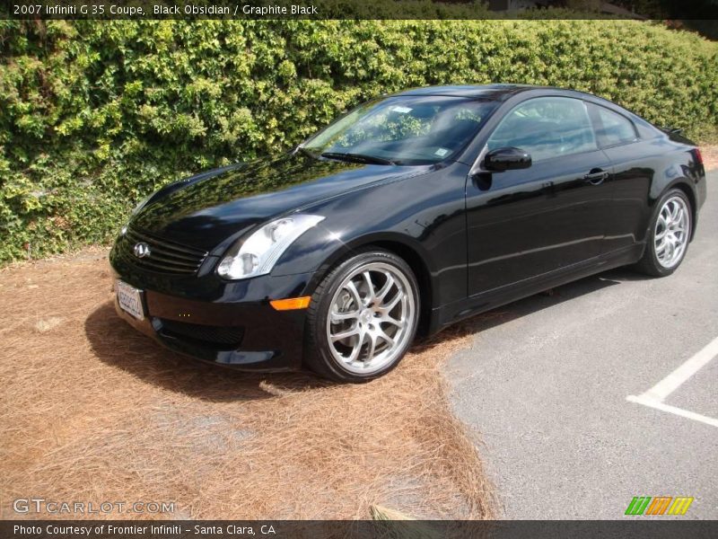 Black Obsidian / Graphite Black 2007 Infiniti G 35 Coupe