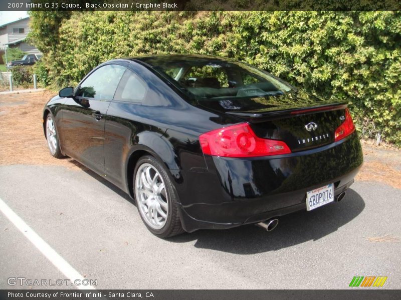 Black Obsidian / Graphite Black 2007 Infiniti G 35 Coupe