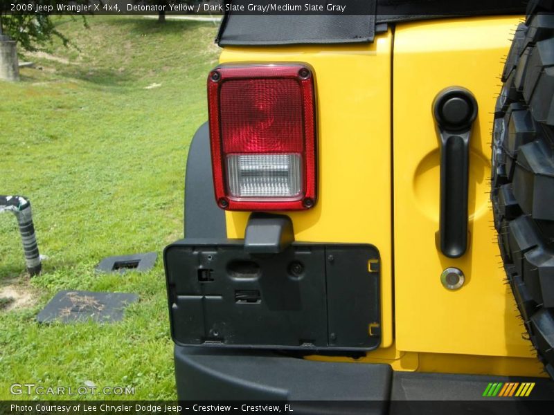 Detonator Yellow / Dark Slate Gray/Medium Slate Gray 2008 Jeep Wrangler X 4x4