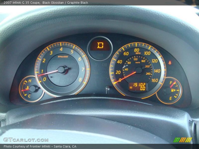 Black Obsidian / Graphite Black 2007 Infiniti G 35 Coupe