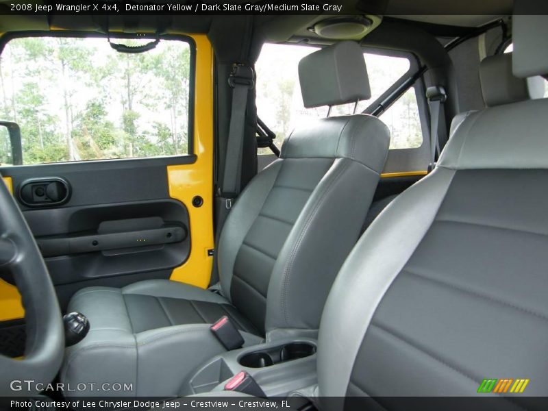 Detonator Yellow / Dark Slate Gray/Medium Slate Gray 2008 Jeep Wrangler X 4x4