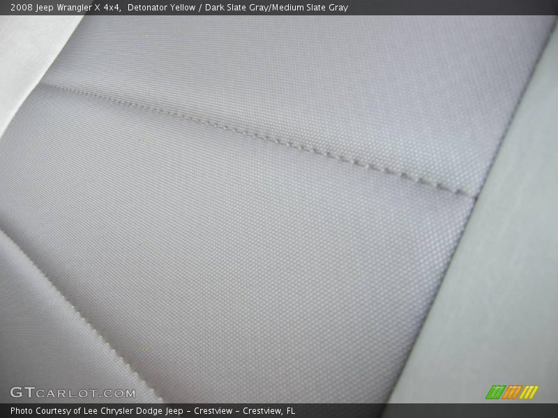 Detonator Yellow / Dark Slate Gray/Medium Slate Gray 2008 Jeep Wrangler X 4x4