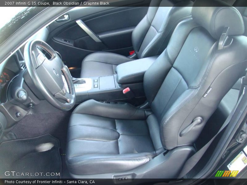 Black Obsidian / Graphite Black 2007 Infiniti G 35 Coupe