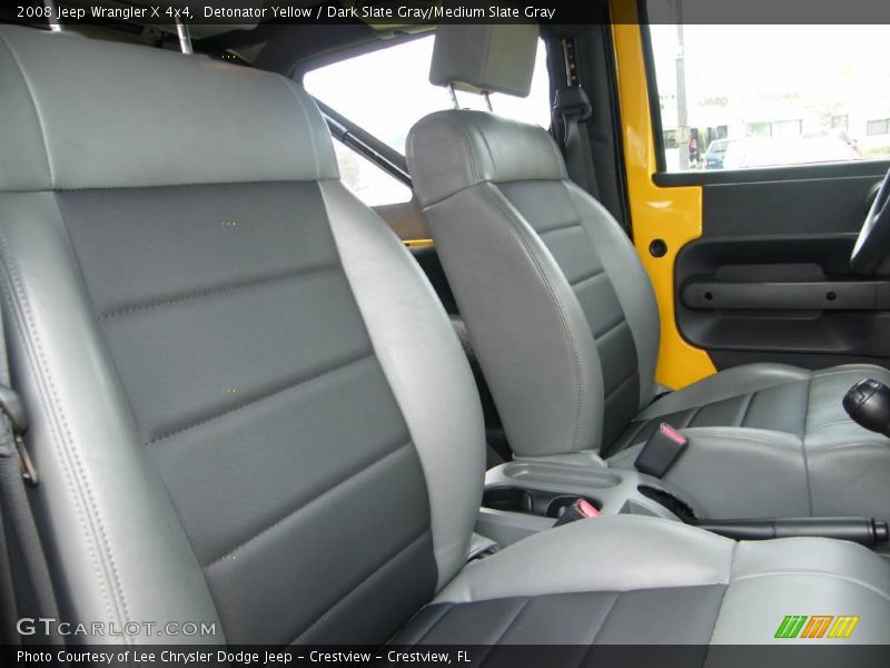 Detonator Yellow / Dark Slate Gray/Medium Slate Gray 2008 Jeep Wrangler X 4x4