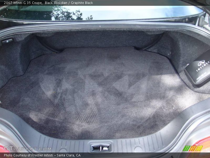 Black Obsidian / Graphite Black 2007 Infiniti G 35 Coupe