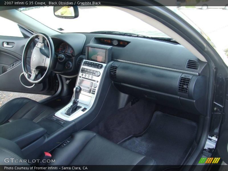 Black Obsidian / Graphite Black 2007 Infiniti G 35 Coupe