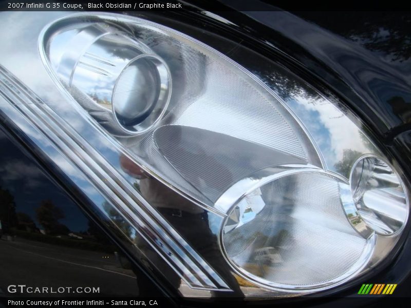 Black Obsidian / Graphite Black 2007 Infiniti G 35 Coupe
