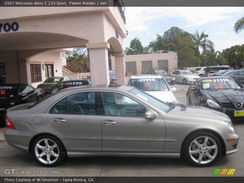 Pewter Metallic / Ash 2007 Mercedes-Benz C 230 Sport