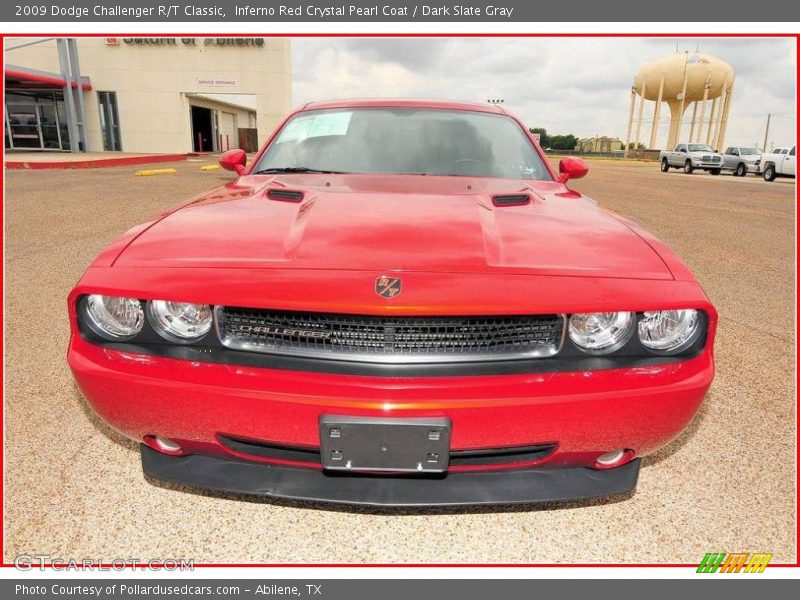 Inferno Red Crystal Pearl Coat / Dark Slate Gray 2009 Dodge Challenger R/T Classic