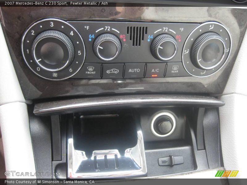 Pewter Metallic / Ash 2007 Mercedes-Benz C 230 Sport