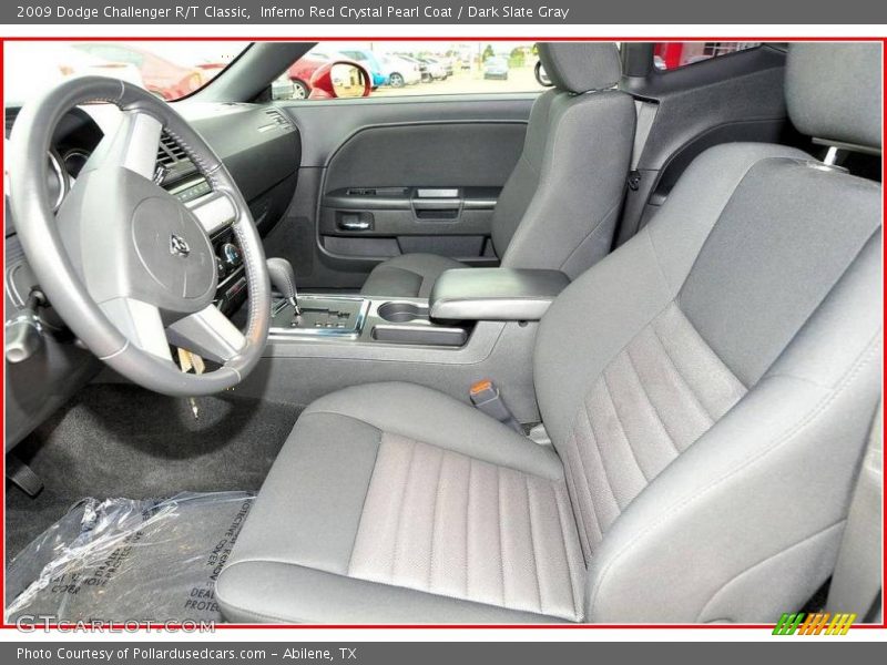 Inferno Red Crystal Pearl Coat / Dark Slate Gray 2009 Dodge Challenger R/T Classic