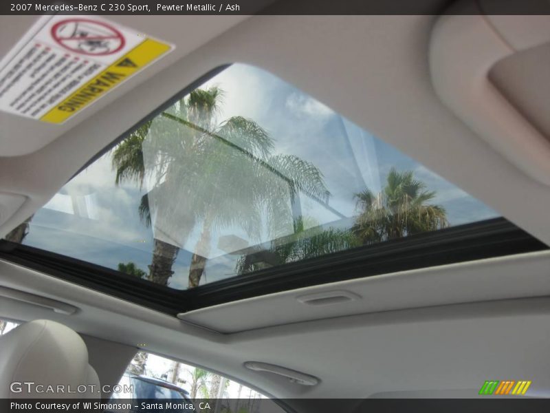 Pewter Metallic / Ash 2007 Mercedes-Benz C 230 Sport