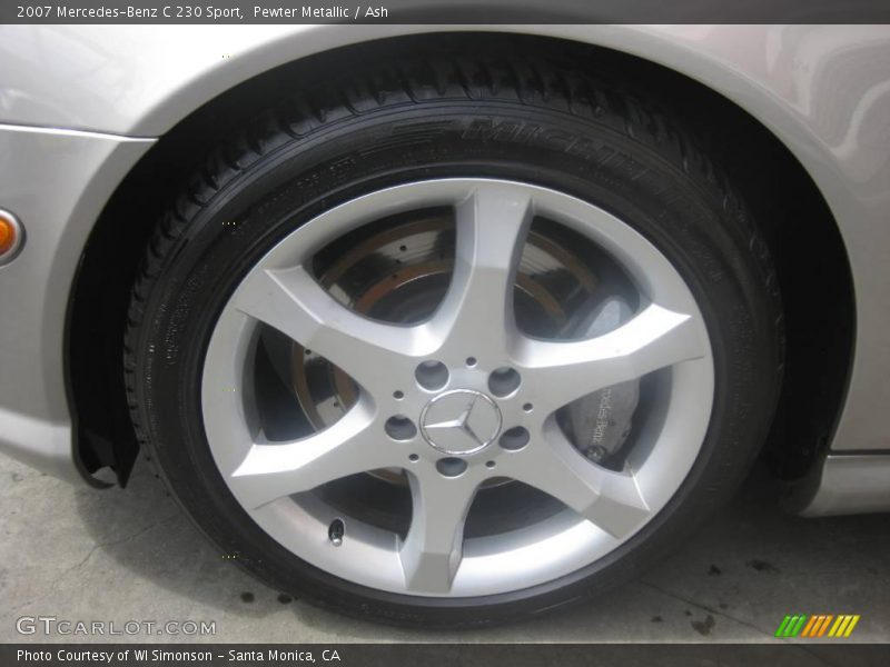 Pewter Metallic / Ash 2007 Mercedes-Benz C 230 Sport