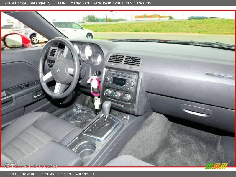 Inferno Red Crystal Pearl Coat / Dark Slate Gray 2009 Dodge Challenger R/T Classic
