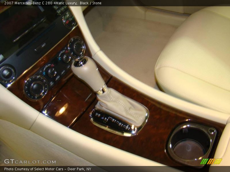 Black / Stone 2007 Mercedes-Benz C 280 4Matic Luxury