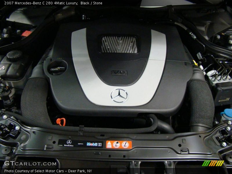 Black / Stone 2007 Mercedes-Benz C 280 4Matic Luxury