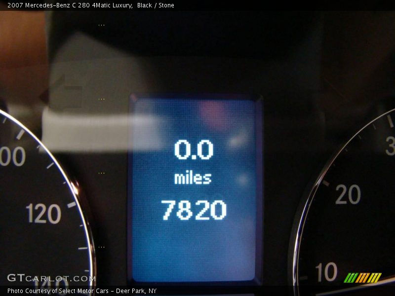 Black / Stone 2007 Mercedes-Benz C 280 4Matic Luxury