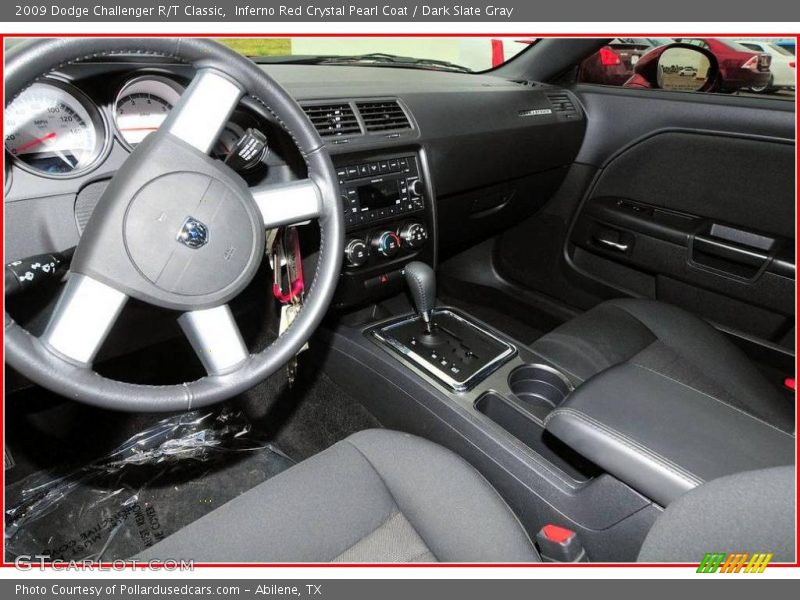 Inferno Red Crystal Pearl Coat / Dark Slate Gray 2009 Dodge Challenger R/T Classic