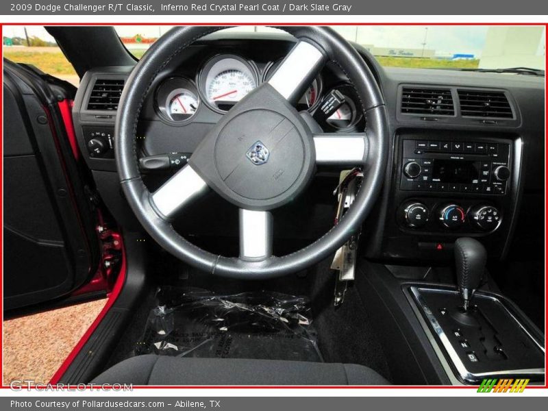Inferno Red Crystal Pearl Coat / Dark Slate Gray 2009 Dodge Challenger R/T Classic