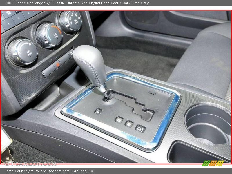 Inferno Red Crystal Pearl Coat / Dark Slate Gray 2009 Dodge Challenger R/T Classic
