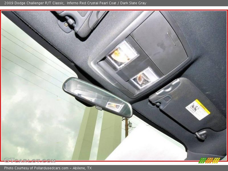 Inferno Red Crystal Pearl Coat / Dark Slate Gray 2009 Dodge Challenger R/T Classic