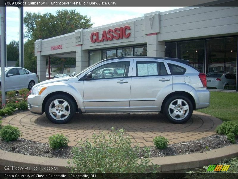 Bright Silver Metallic / Dark Slate Gray 2009 Dodge Caliber SXT