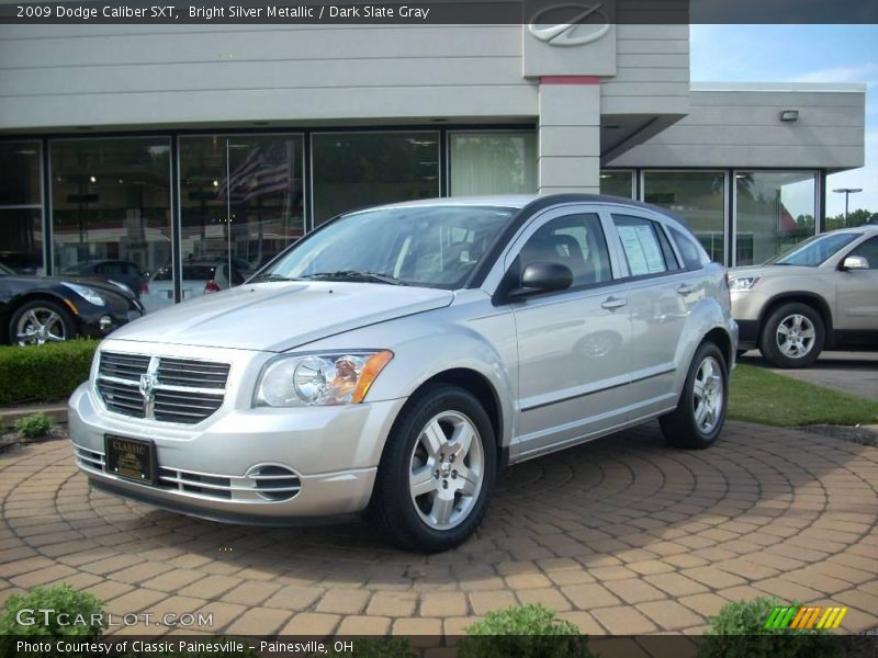 Bright Silver Metallic / Dark Slate Gray 2009 Dodge Caliber SXT