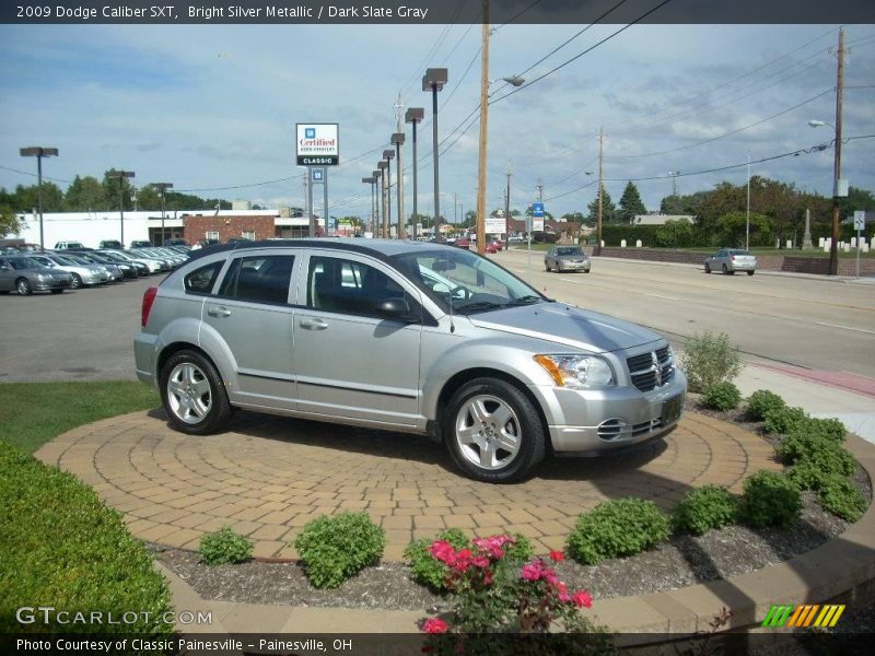 Bright Silver Metallic / Dark Slate Gray 2009 Dodge Caliber SXT