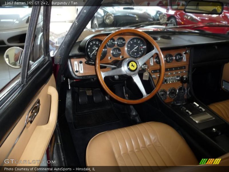 Burgundy / Tan 1967 Ferrari 365 GT 2+2