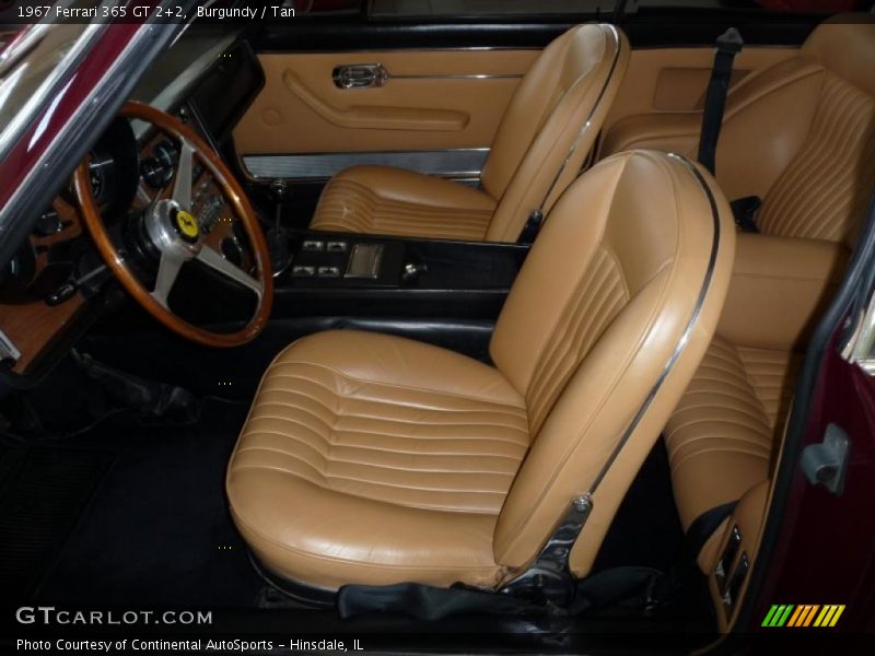 Burgundy / Tan 1967 Ferrari 365 GT 2+2