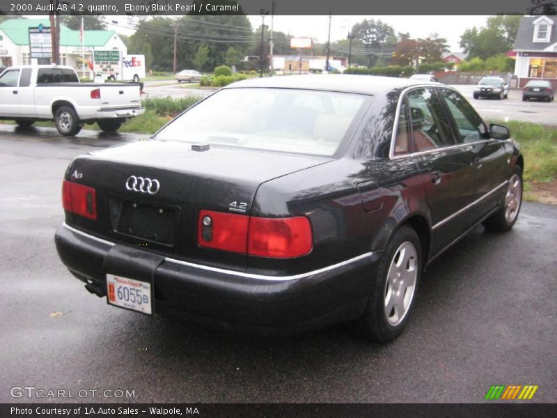 Ebony Black Pearl / Caramel 2000 Audi A8 4.2 quattro