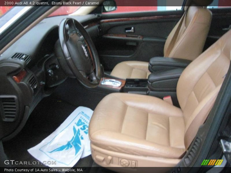 Ebony Black Pearl / Caramel 2000 Audi A8 4.2 quattro