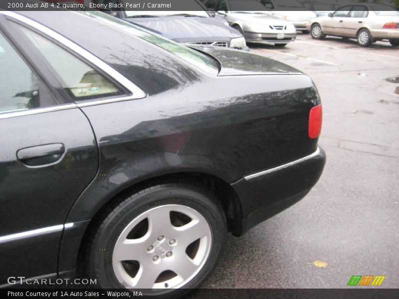 Ebony Black Pearl / Caramel 2000 Audi A8 4.2 quattro