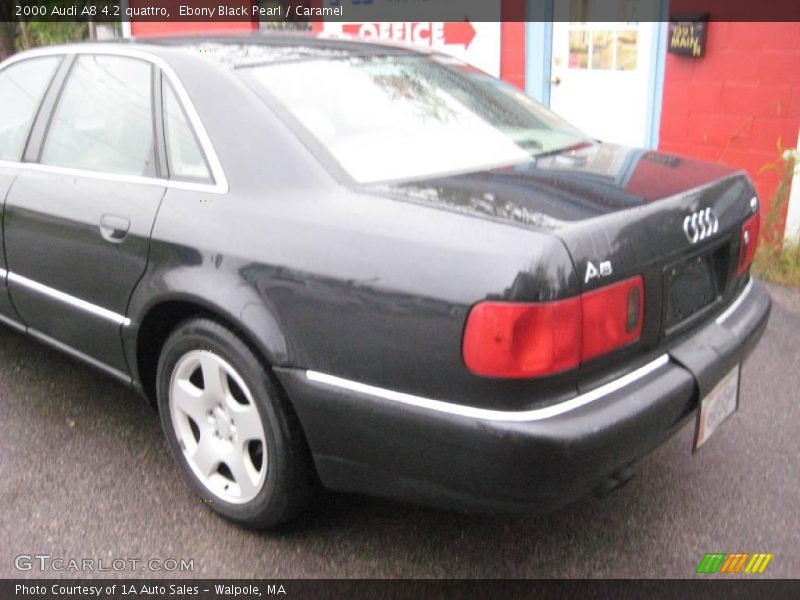 Ebony Black Pearl / Caramel 2000 Audi A8 4.2 quattro