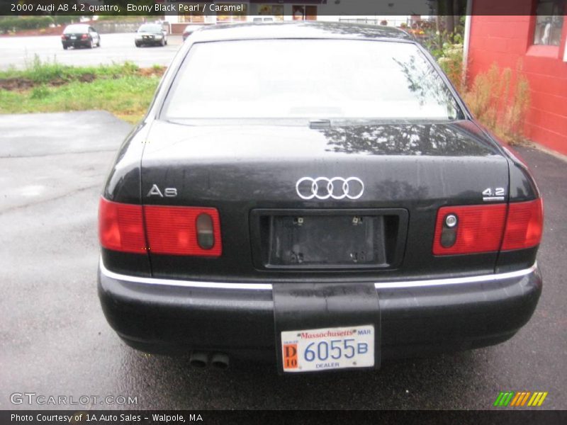 Ebony Black Pearl / Caramel 2000 Audi A8 4.2 quattro