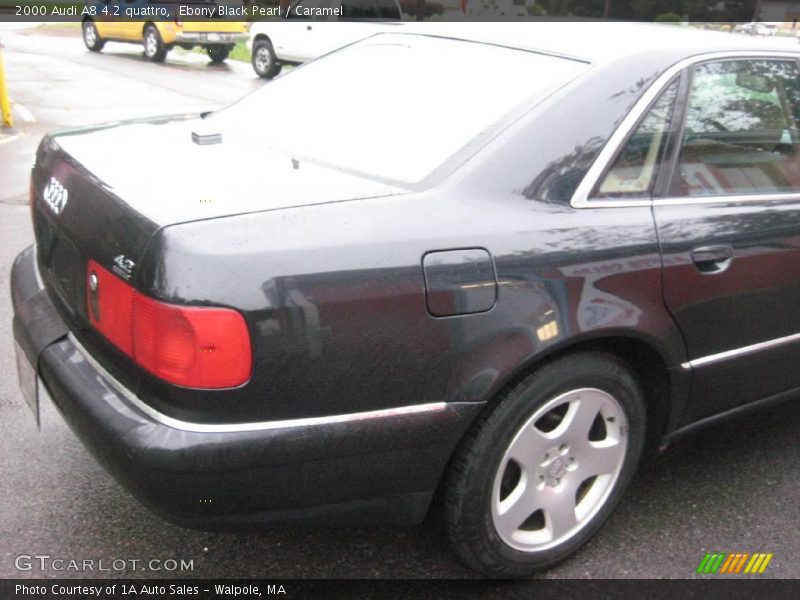 Ebony Black Pearl / Caramel 2000 Audi A8 4.2 quattro