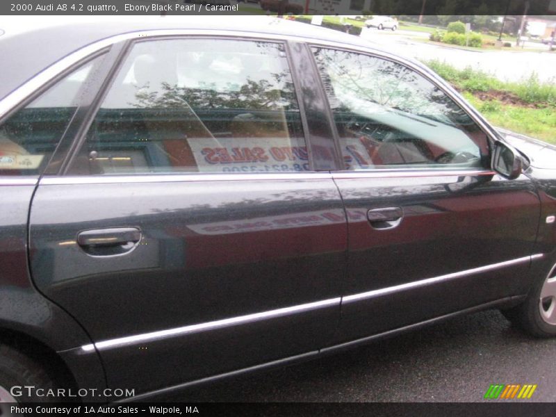 Ebony Black Pearl / Caramel 2000 Audi A8 4.2 quattro