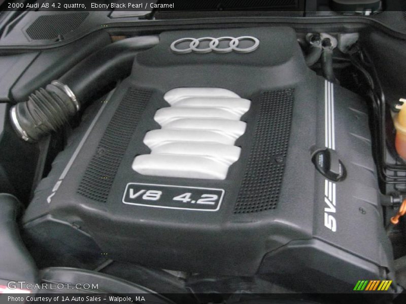 Ebony Black Pearl / Caramel 2000 Audi A8 4.2 quattro