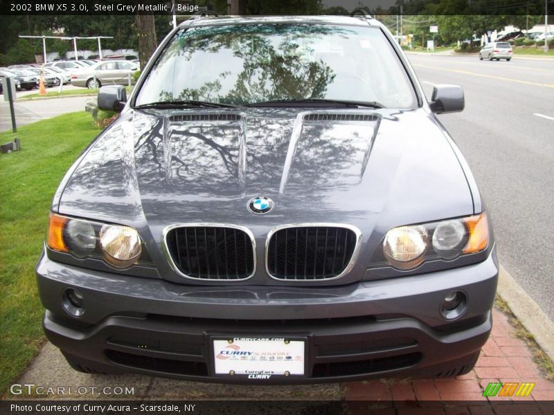 Steel Grey Metallic / Beige 2002 BMW X5 3.0i