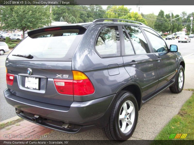 Steel Grey Metallic / Beige 2002 BMW X5 3.0i