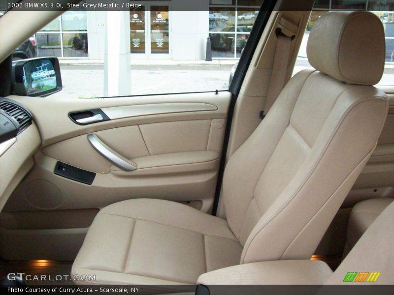 Steel Grey Metallic / Beige 2002 BMW X5 3.0i