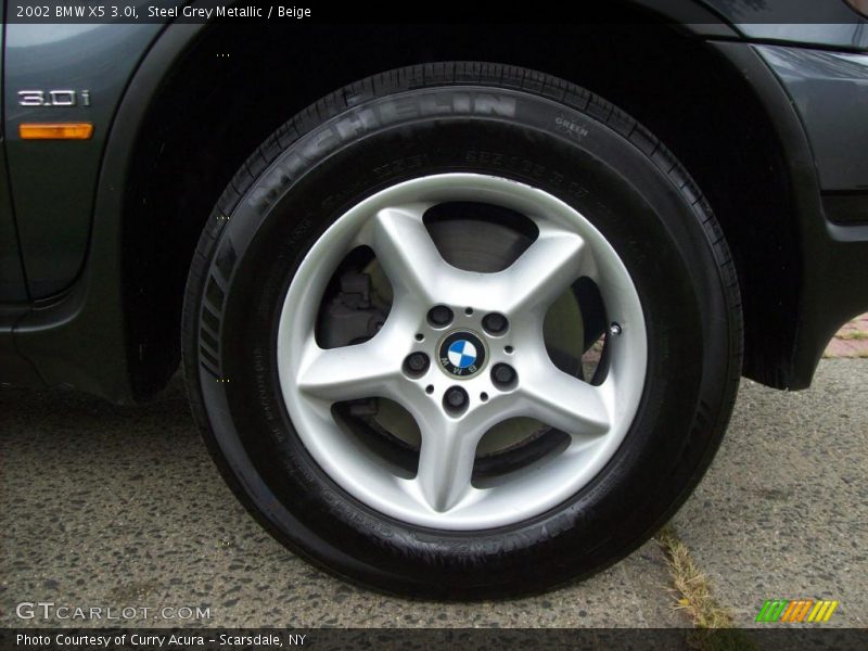 Steel Grey Metallic / Beige 2002 BMW X5 3.0i