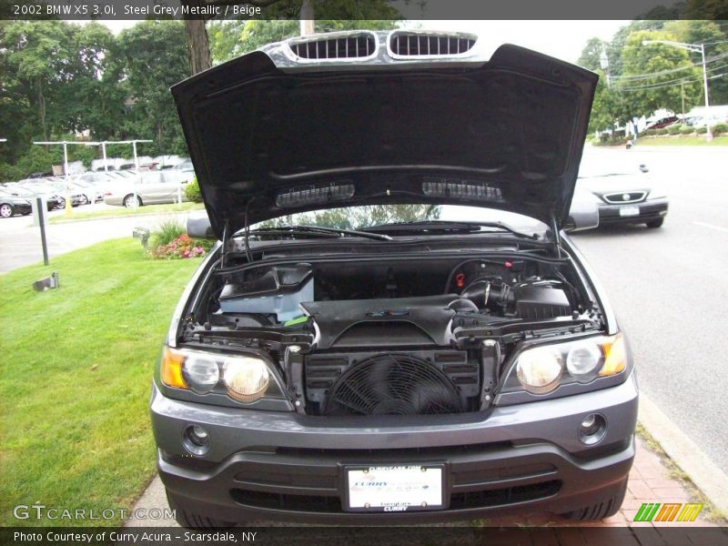 Steel Grey Metallic / Beige 2002 BMW X5 3.0i